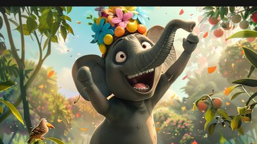 Free Joyful Elephant Celebration Image - Elephant, Celebration, Joy ...