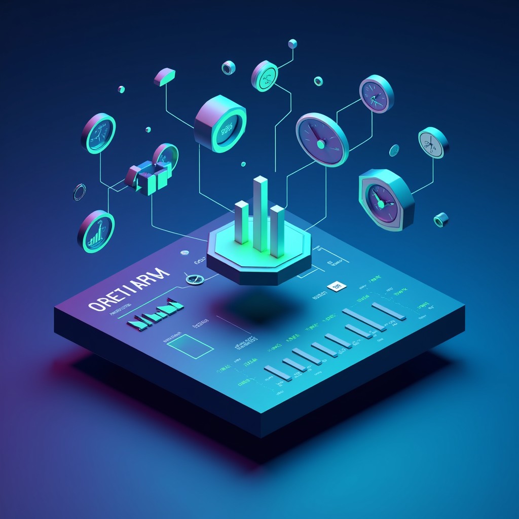 Free Futuristic Data Dashboard Image - Dashboard, Isometric, 3d ...