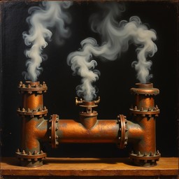 Copper Steam Line Free Steaming Copper Apparatus Image - Copper, Steam, Pipe | Download ...
