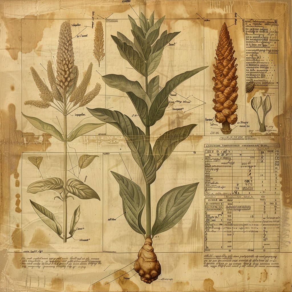 Free Botanical Illustration Chart Image - Botanical, Illustration ...