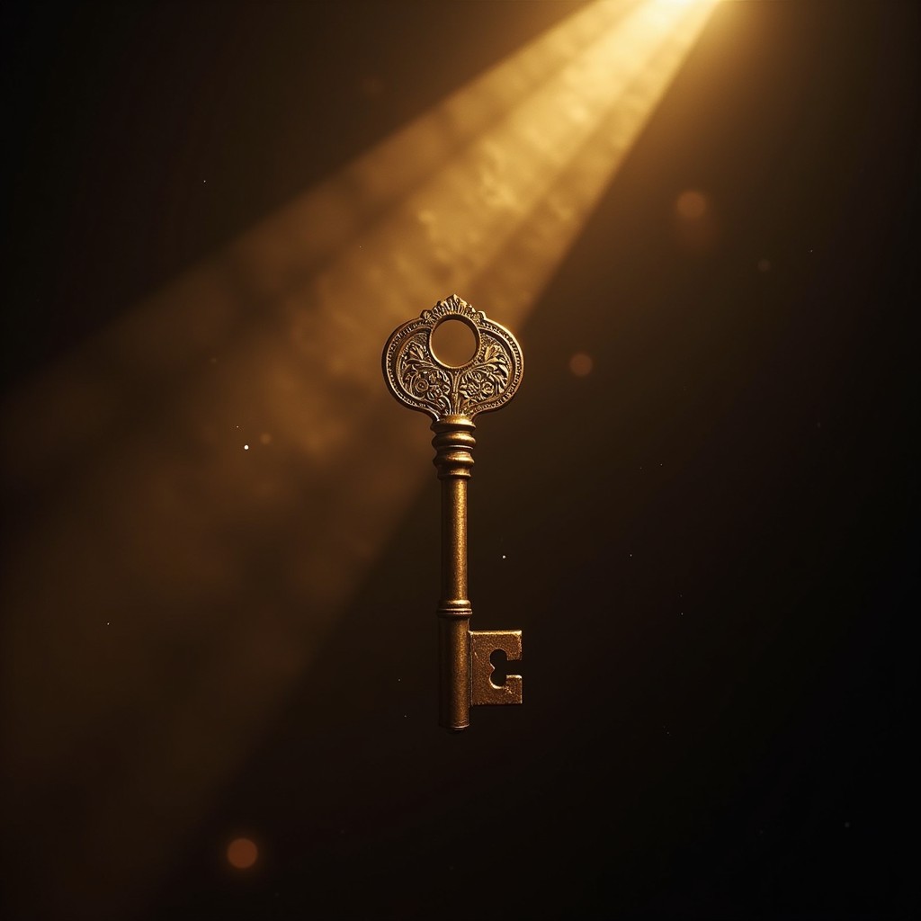 Targo Secret Key Free Golden Secret Key Image - Key, Antique, Brass | Download at StockCake