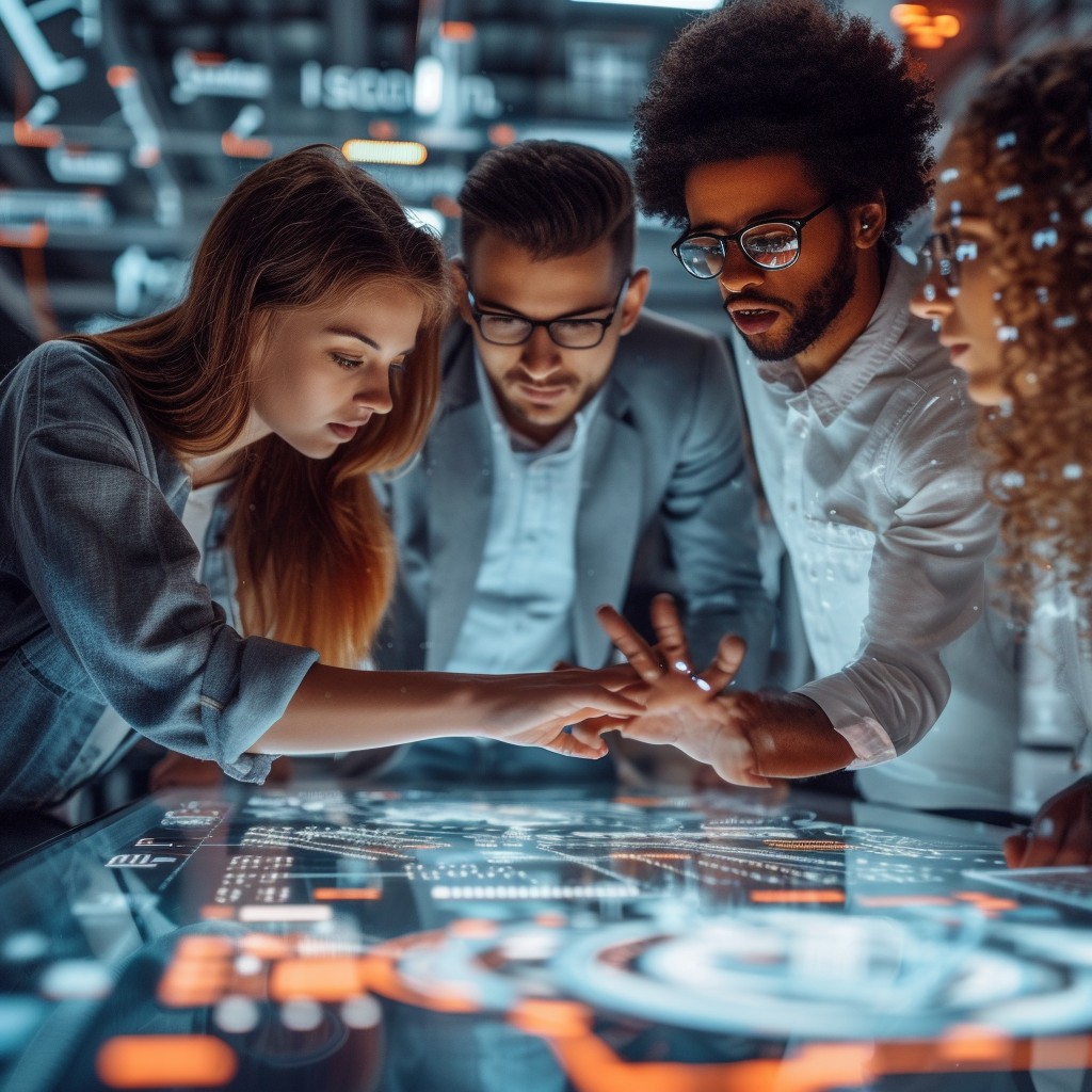 Free Focused Teamwork Session Image - Teamwork, Technology ...