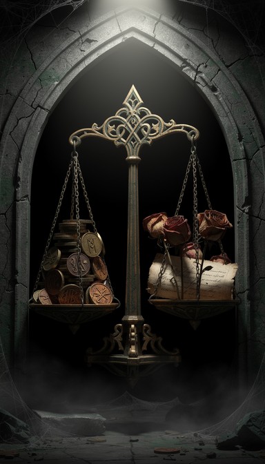 Free Balance Wealth Mortality Image - Gothic, Scales, Balance ...