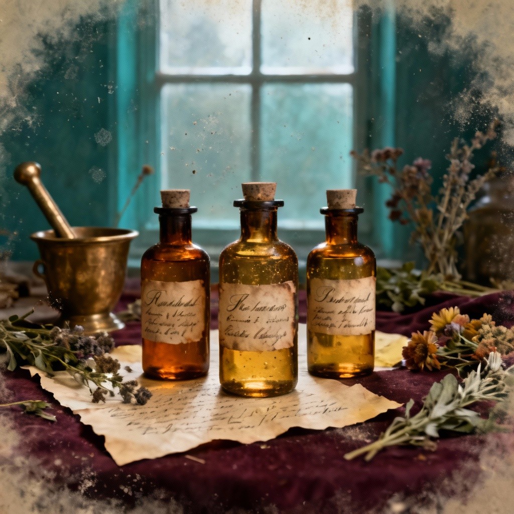 Free Vintage Potion Collection Photo - Apothecary, Bottles, Tinctures ...