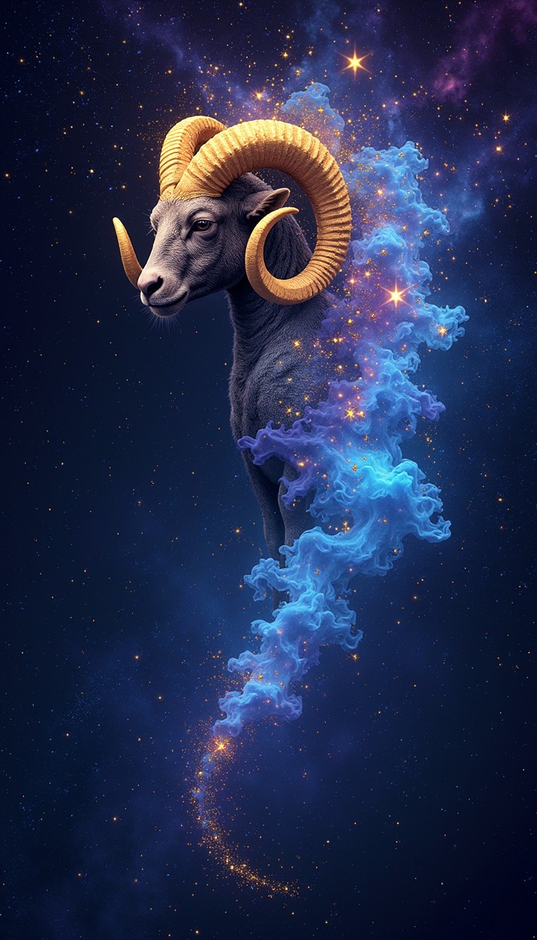 Free Celestial Aries Rising Image - Ram, Aries, Zodiac | Download at ...