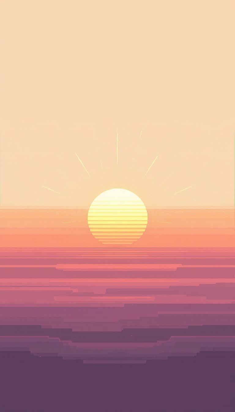 Free Pixel Sunrise Glow Image - Sunrise, Sunset, Pixel | Download at ...