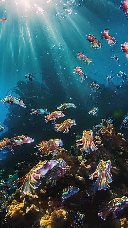 Free Underwater Fish Ballet Image - Underwater, Fish, Sunlight ...