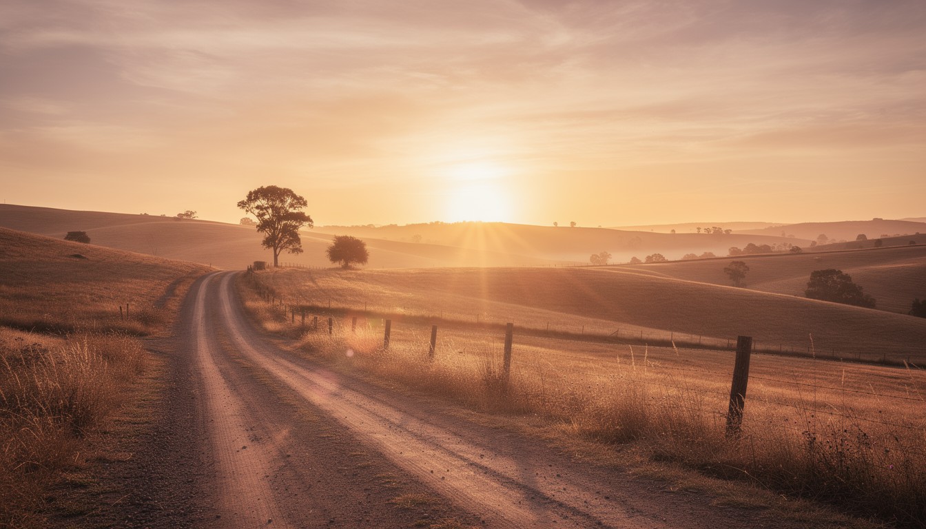 Free Golden Sunset Road Image - Sunset, Rural, Landscape | Download at ...
