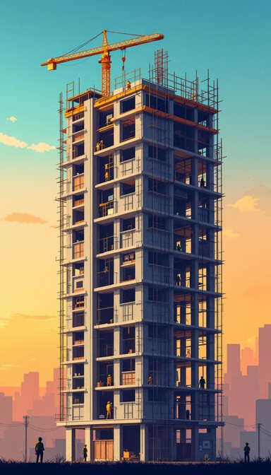 Free Building Progress Rising Image - Construction, Building, Crane ...