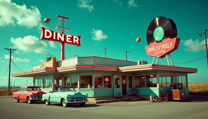 Free Retro Drive-In Image | Download at StockCake