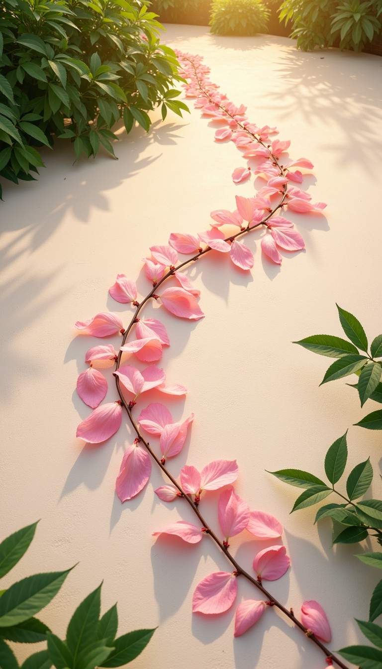 Free Pink Blossom Trail Image - Petals, Pink, Path | Download at StockCake
