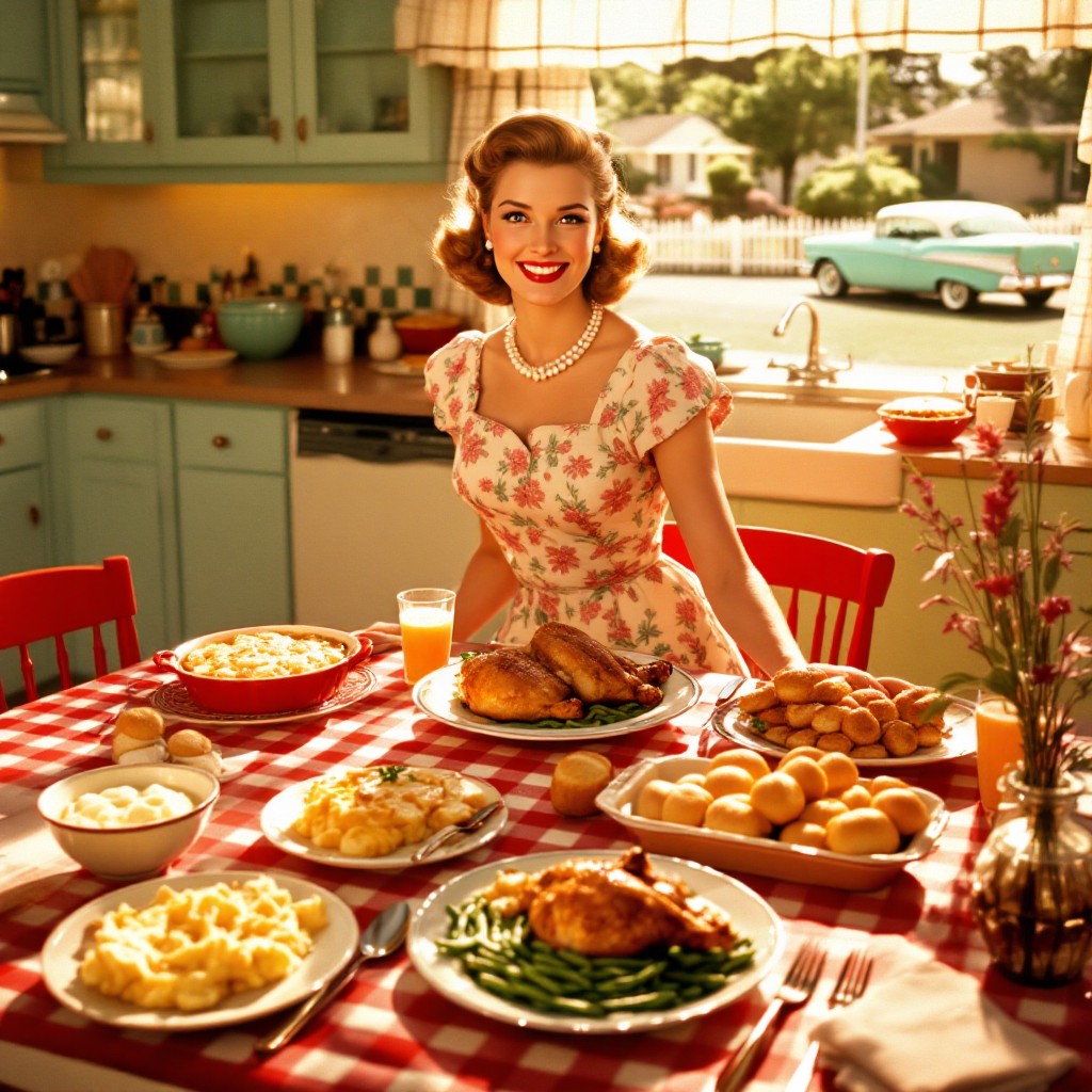 Free Retro Sunday Supper Image - 1950s, Vintage, Retro | Download at ...