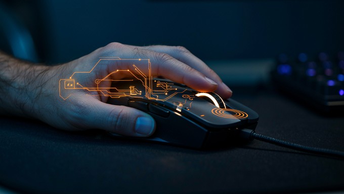 Free Holding Tiny Mouse Image - Hand, Mouse, Technology | Download at ...
