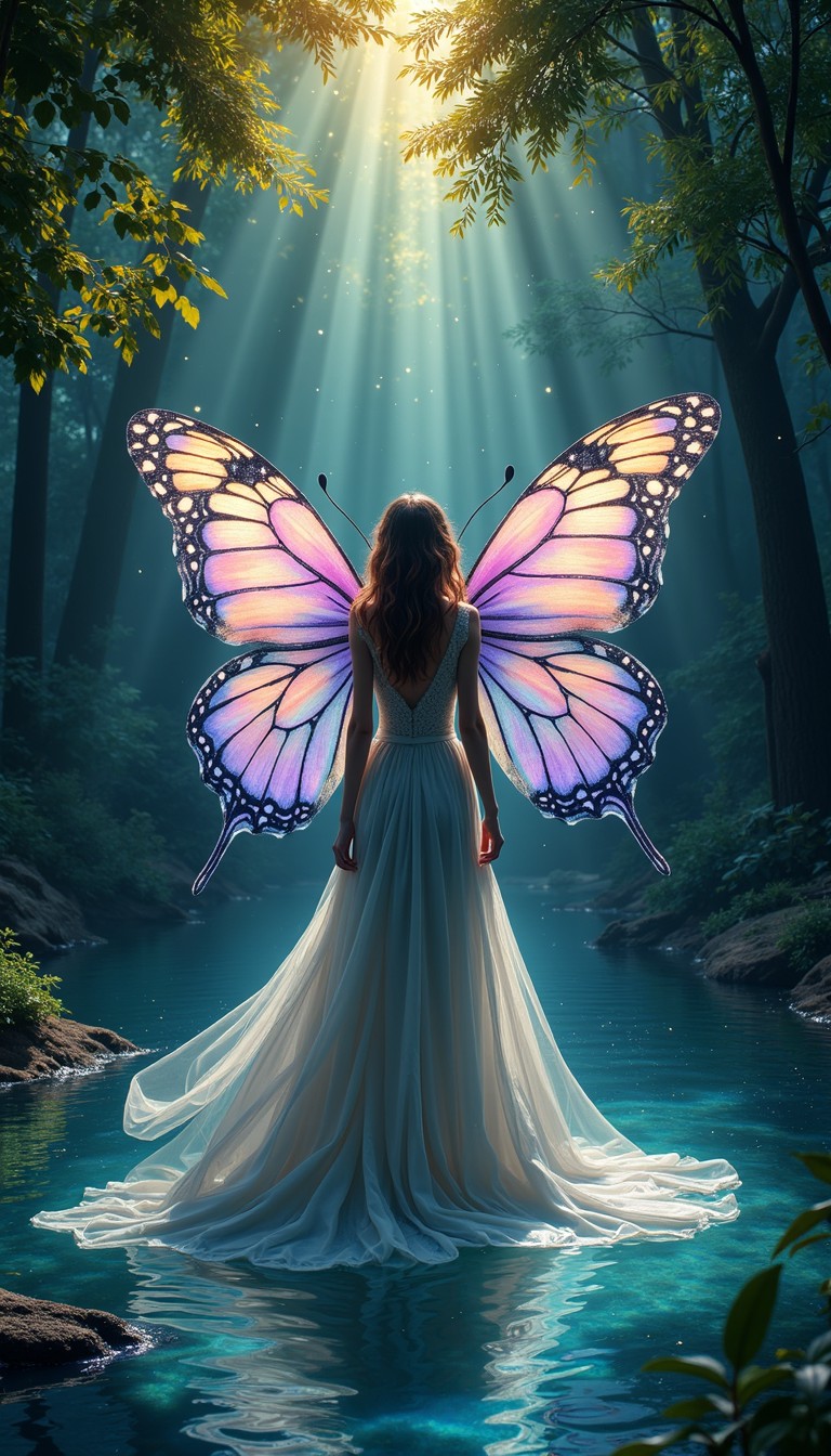 Free Ethereal Butterfly Transformation Image - Butterfly, Metamorphosis ...