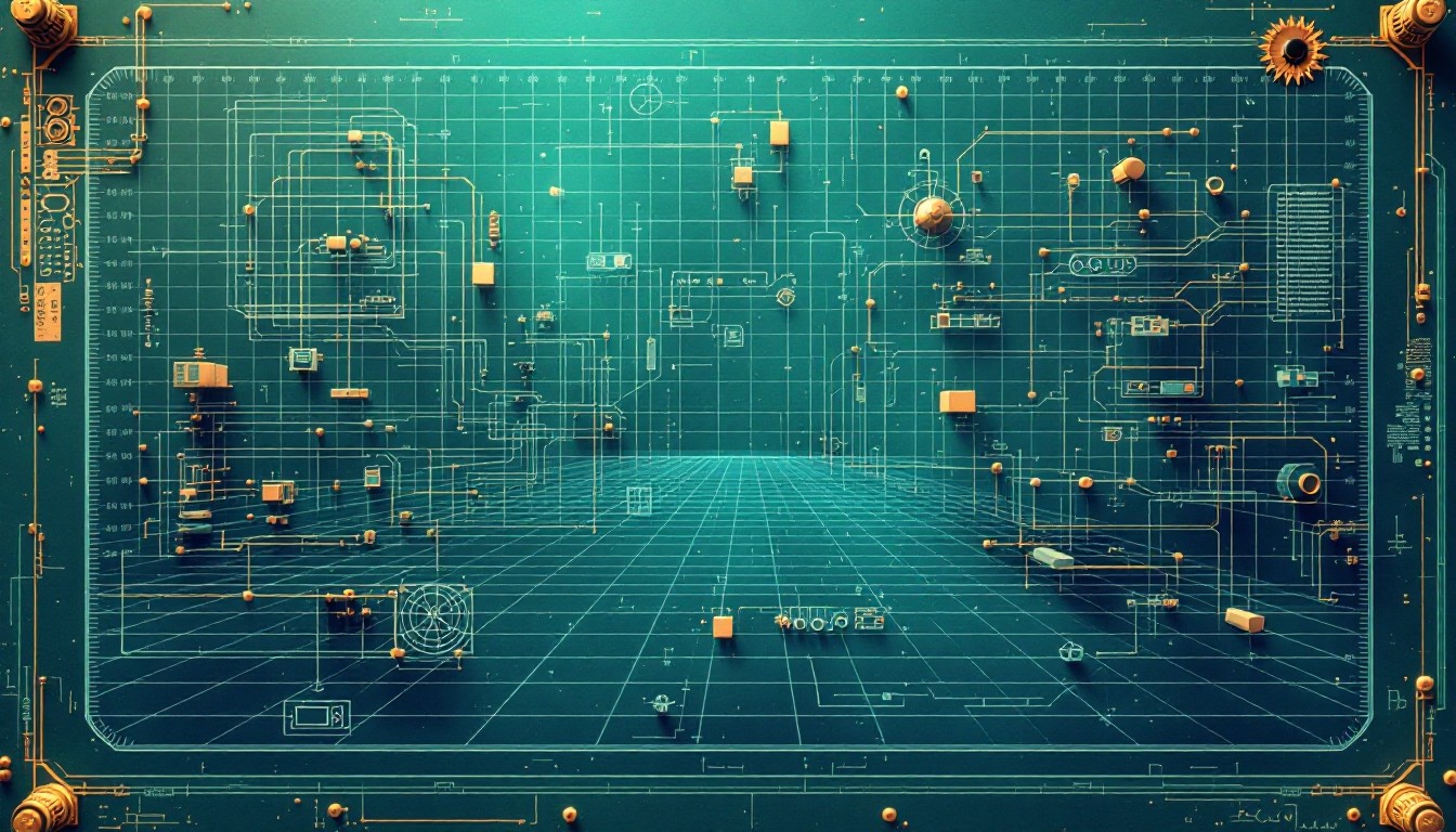 Free Technical Blueprint Vision Image - Wireframe, Blueprint, Technical ...