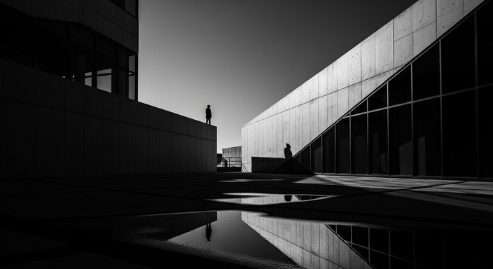 Free Solitude in architecture Photo - Noir, Minimalist, Cityscape ...