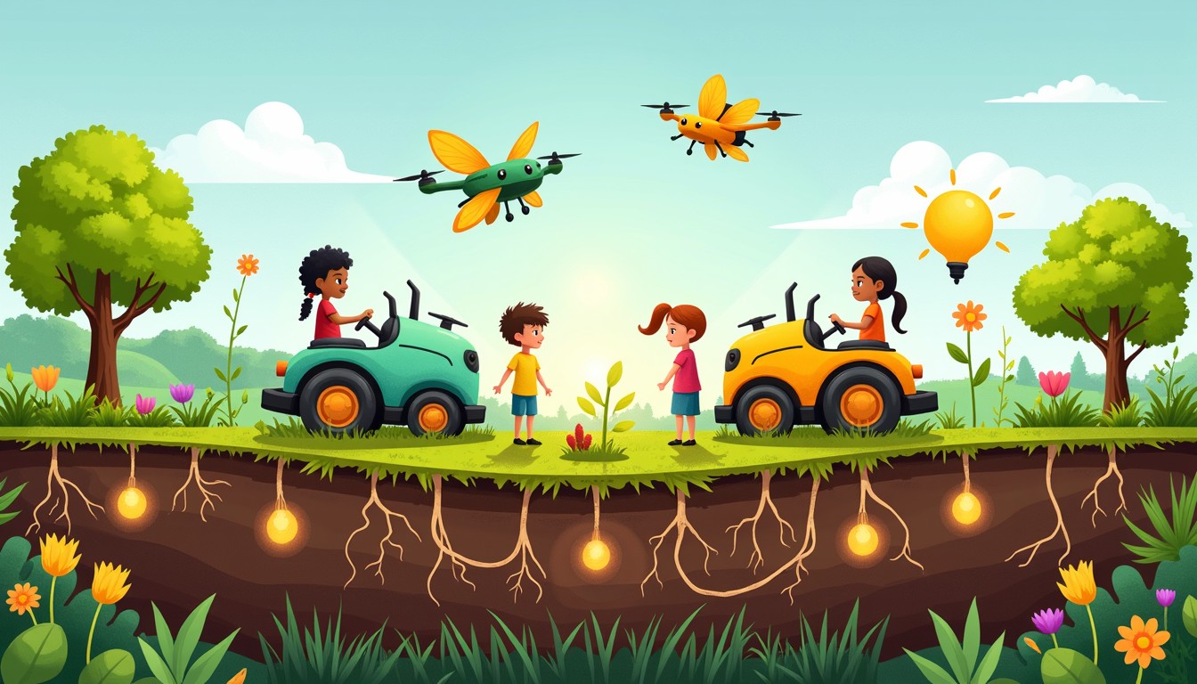 Free Future Farming Fun Image - Agriculture, Technology, Children ...