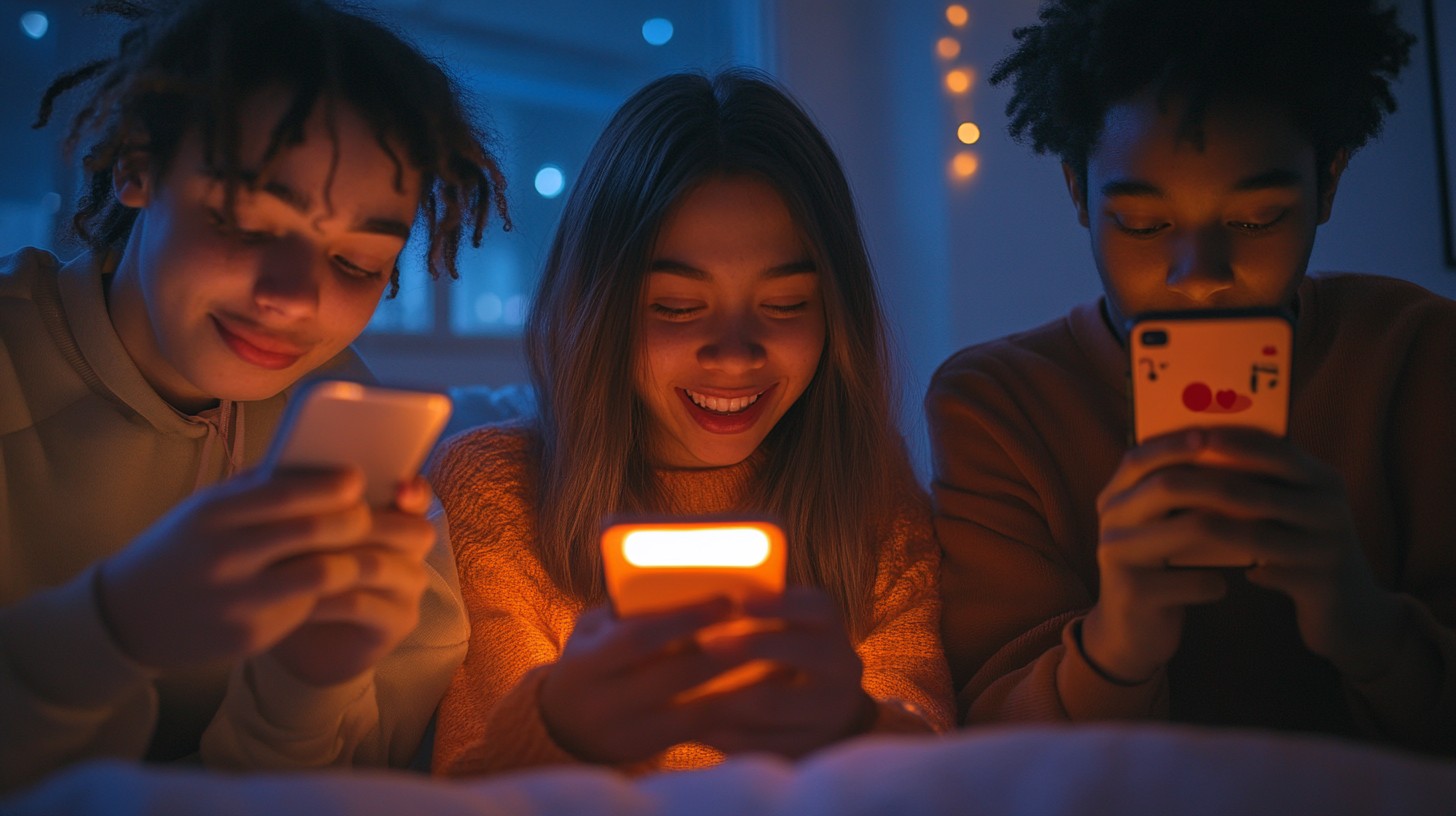 Free Friends enjoying technology Image - Friends, Technology ...