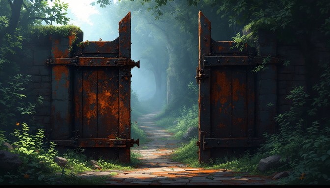 Free Rusted Gateway Opens Image - Gate, Rusted, Ancient | Download at ...
