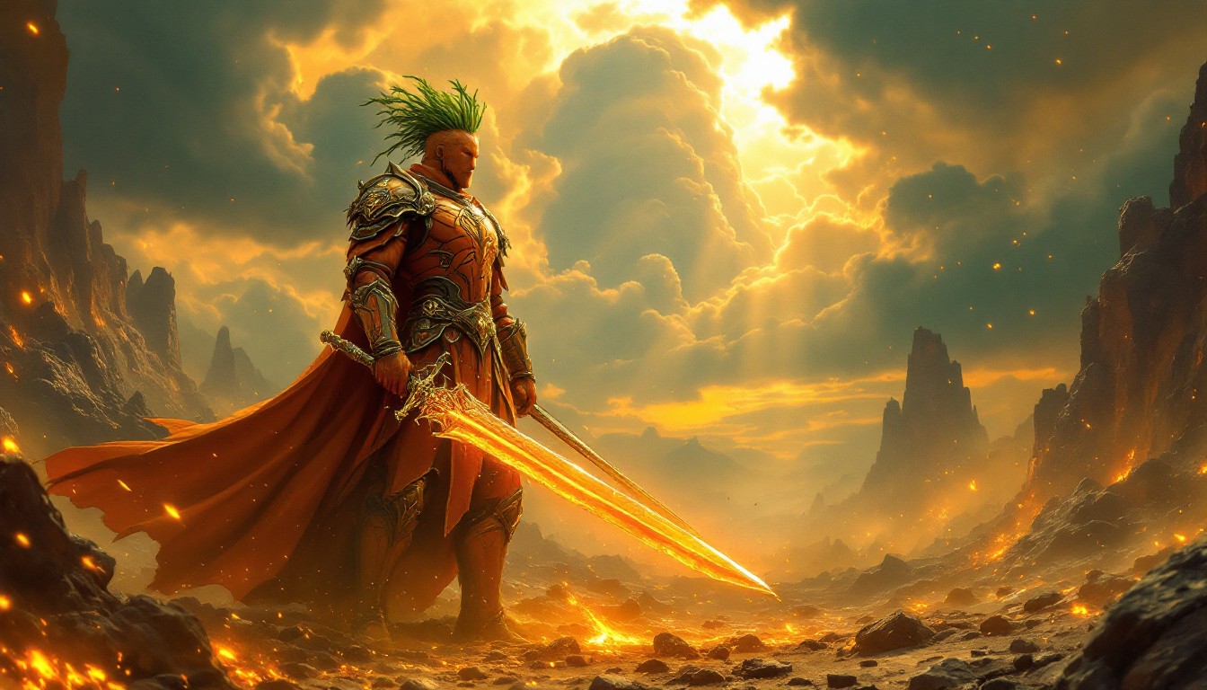 Free Victorious Fantasy Warrior Image - Warrior, Fantasy, Battlefield ...