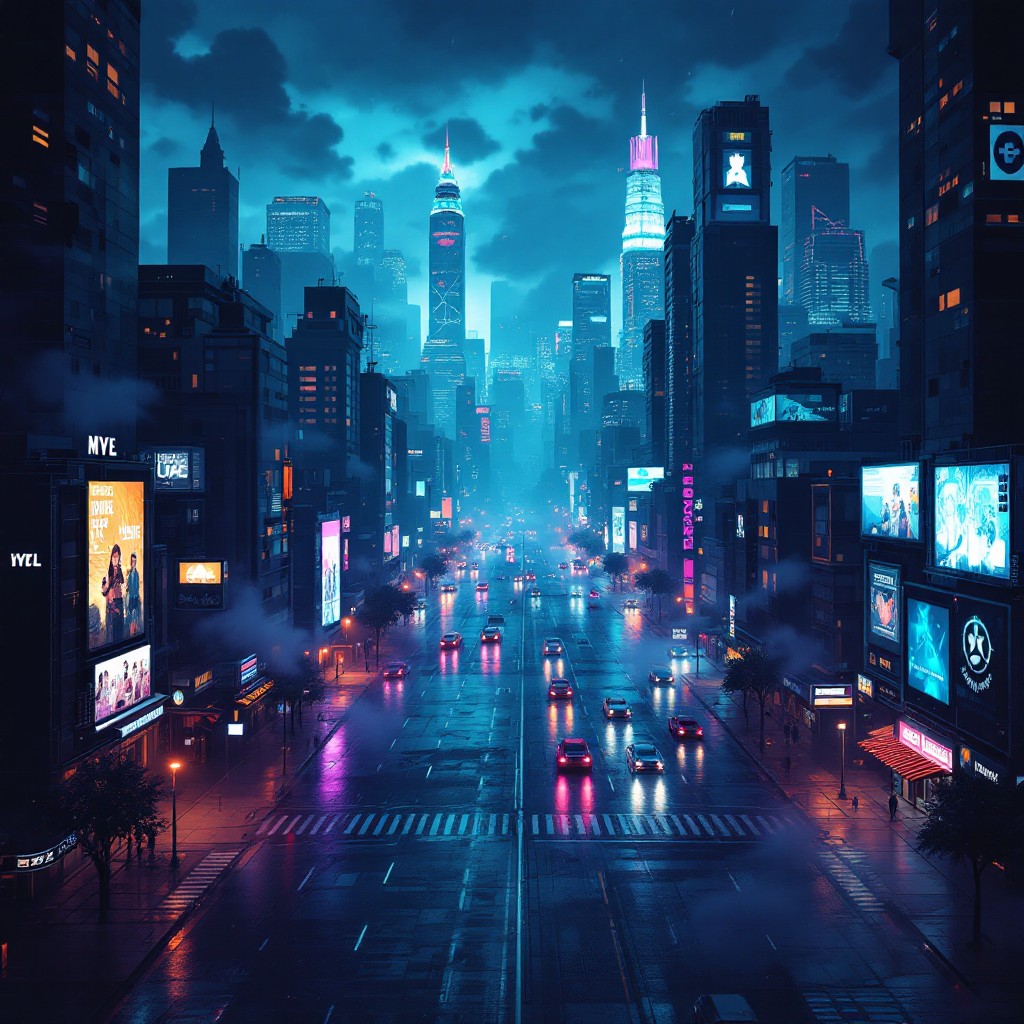 Free Neon Pixel Metropolis Image - Cityscape, Pixel, Cyberpunk ...