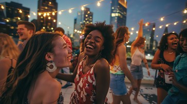 Open Rooftop Party Free Joyful Rooftop Party Image - Friends, Rooftop, Party | Download at ...