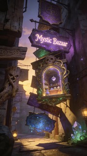 Free Mystic Merchant Signs Image - Fantasy, Magical, Merchant ...