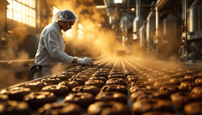 Free Chocolate Production Line Image - Chocolate, Production, Factory ...