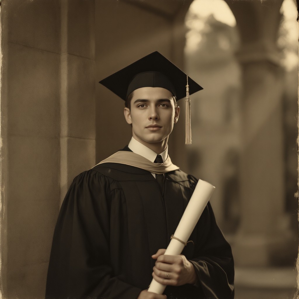 Generic Graduate Picture Free Timeless Graduate Portrait Image - Graduation, Academic, Vintage ...
