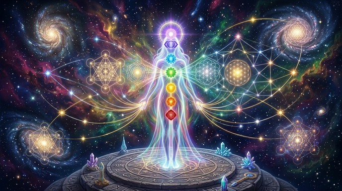 Free Cosmic Chakra Awakening Image - Chakras, Spiritual, Cosmic ...