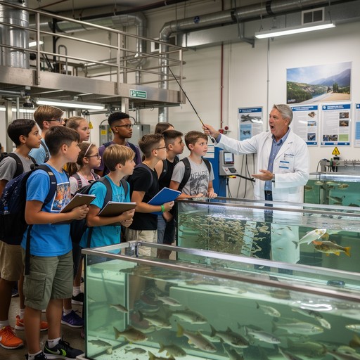 Fish Student Free Students Explore Hatchery Image - Students, Children, Education ...