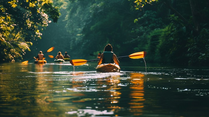 Free Kayaking Serene River Image - Kayaking, River, Forest | Download ...