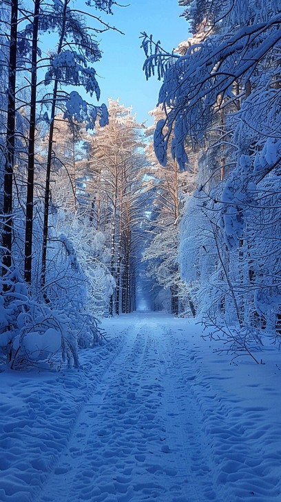 Free Winter Wonderland Path Image - Winter, Snow, Forest | Download at ...