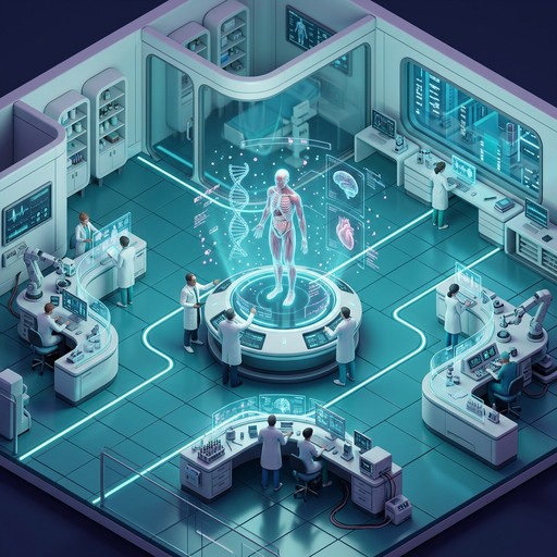 Human Bio Scans Lab Science Lab Free Futuristic Medical Laboratory Image - Laboratory, Medical ...