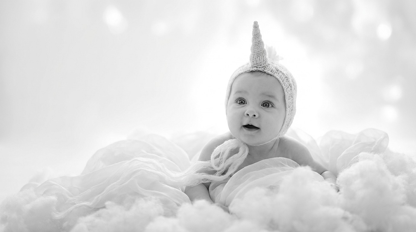 Free Magical Baby Dreams Image - Baby, Unicorn, Portrait | Download at ...