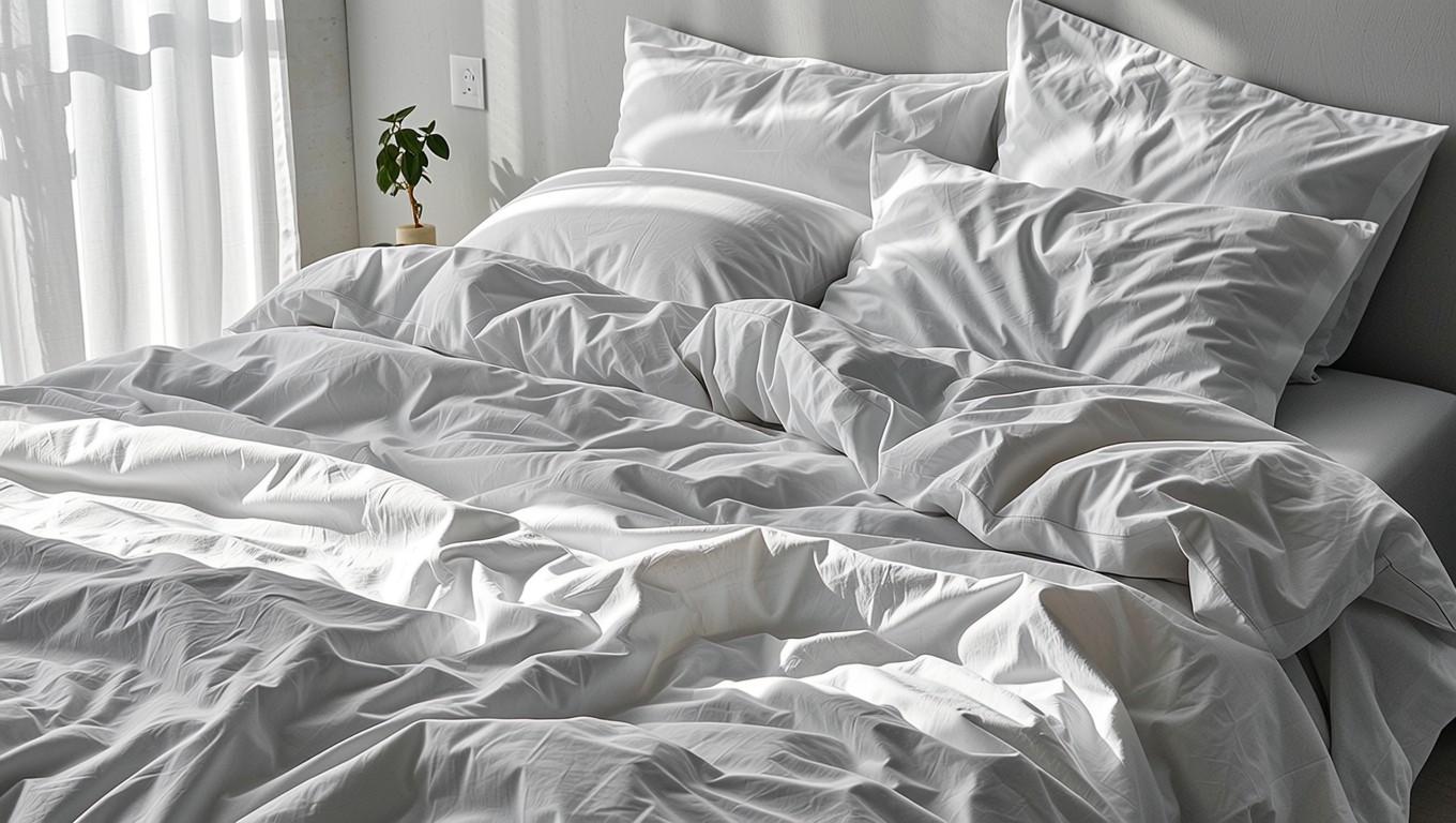 Rumpled Free Rumpled white bedding Photo - Bedding, White, Minimalist ...