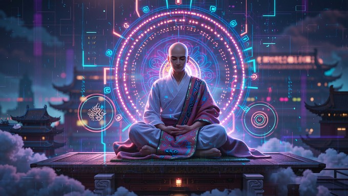 Free Digital Zen Master Image | Download at StockCake