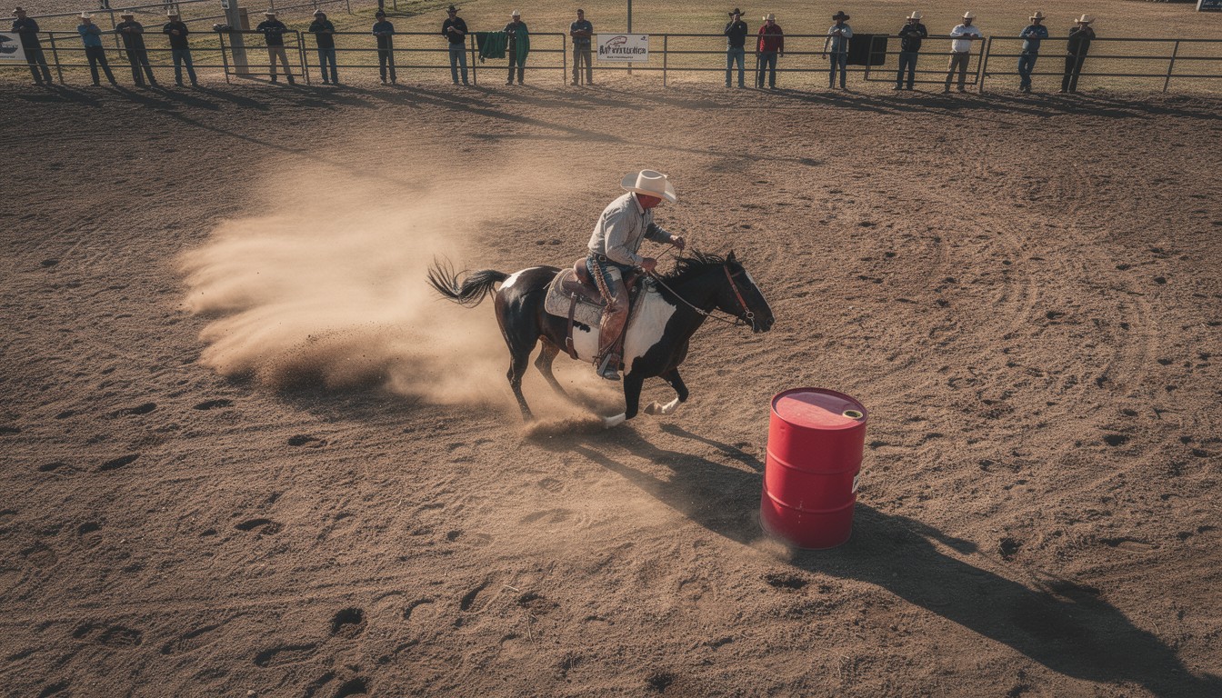 Free Barrel Racing Action Image - Rodeo, Cowboy, Barrel | Download at ...