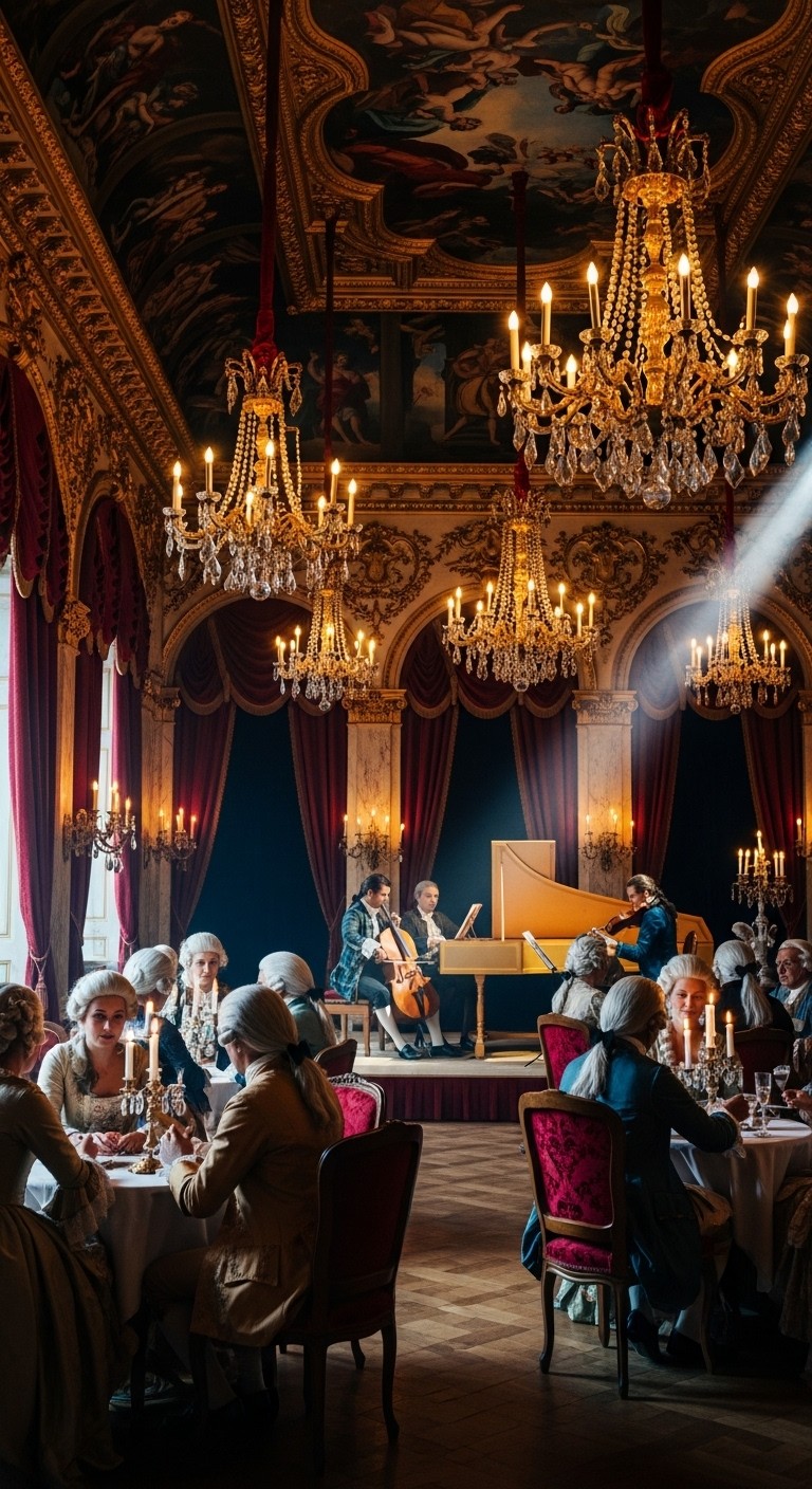 Free Baroque Concert Elegance Photo - Baroque, Chandelier, Candlelight ...