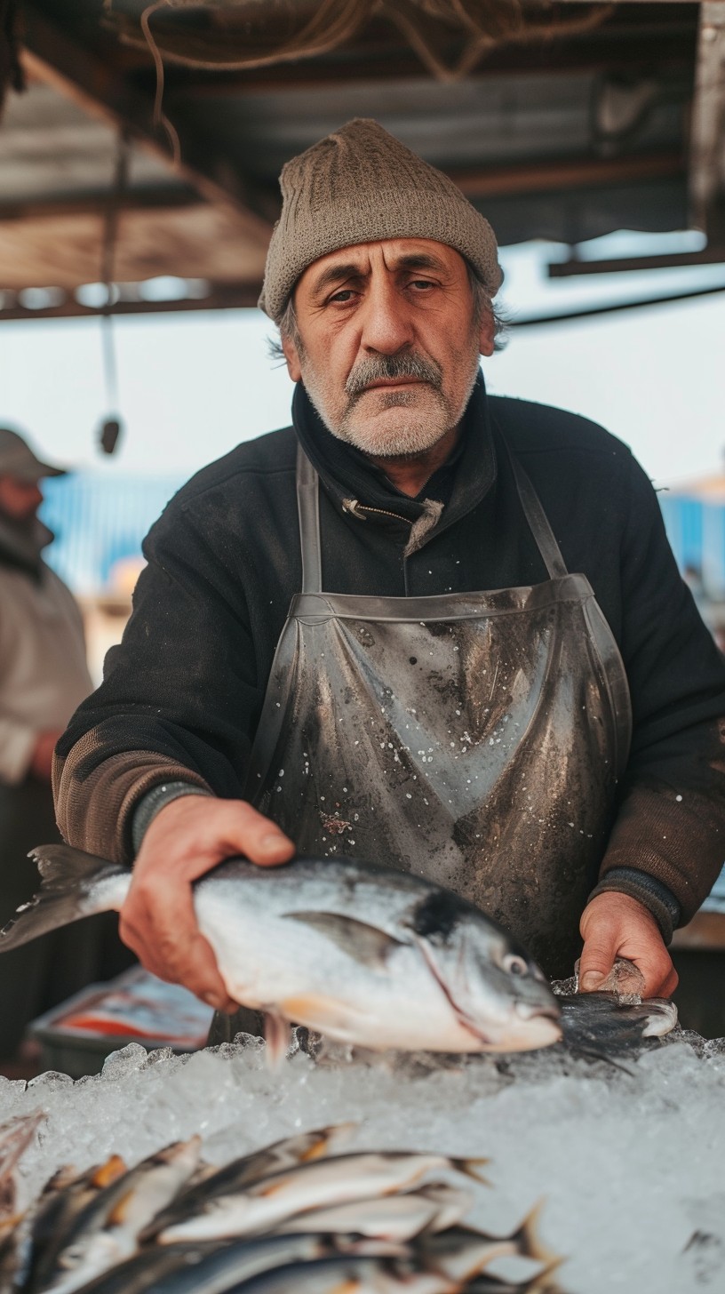 Fishmonger Def Free Fishmonger at Work Photo - Fishmonger, Market, Fresh | Download at ...