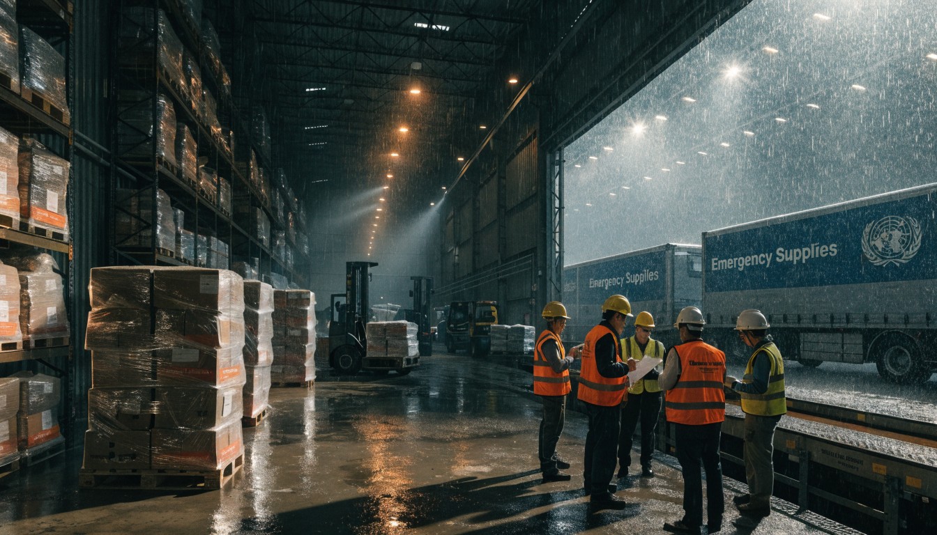 Free Emergency Aid Distribution Image - Warehouse, Humanitarian ...
