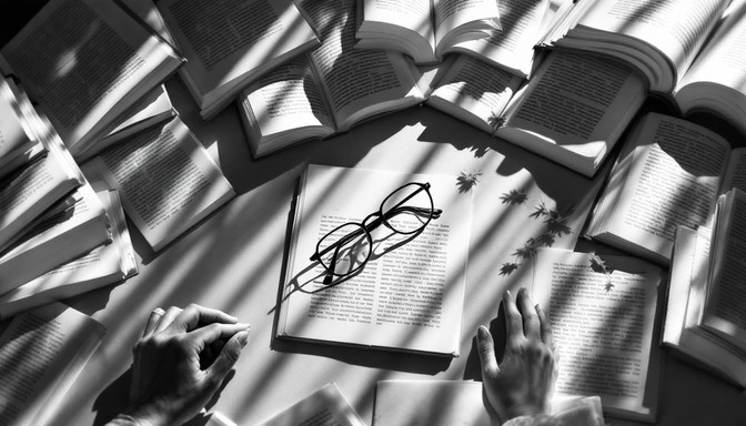 Free Literature in shadow Image - Books, Glasses, Shadows | Download at ...