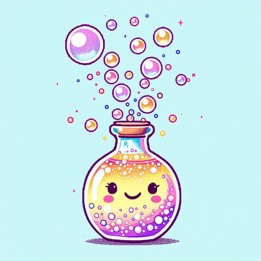 Free Bubbly Pixel Potion Image - Potion, Kawaii, Pixelart | Download at ...