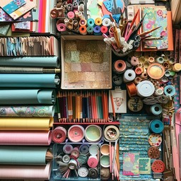 Free Crafting Supplies Galore Image - Crafting, Materials, Colorful ...