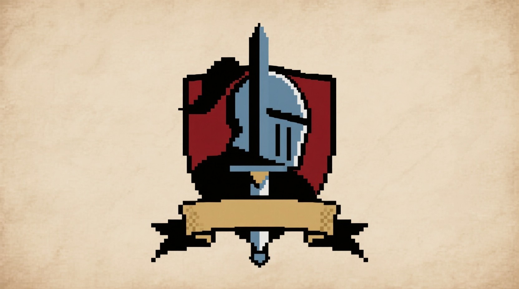 Free Medieval Pixel Emblem Image - Knight, Pixel, Emblem | Download at ...