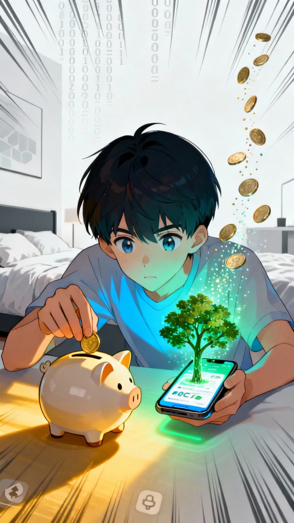 Free Digital Money Growth Photo - Anime, Savings, Finance | Download at ...