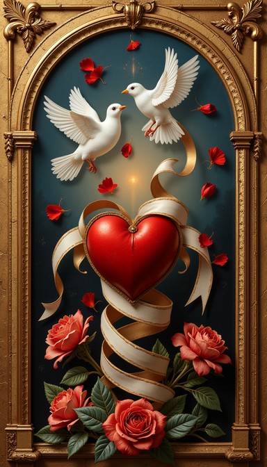 Download Dove Heart Sunrise Stock Images for Free | StockCake