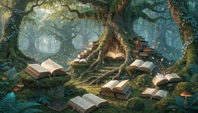 Free Enchanted Tree Library Image - Enchanted, Library, Tree | Download ...
