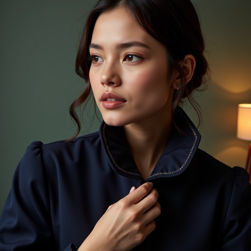 Free Contemplative fashion portrait Image - Portrait, Fashion, Navy ...