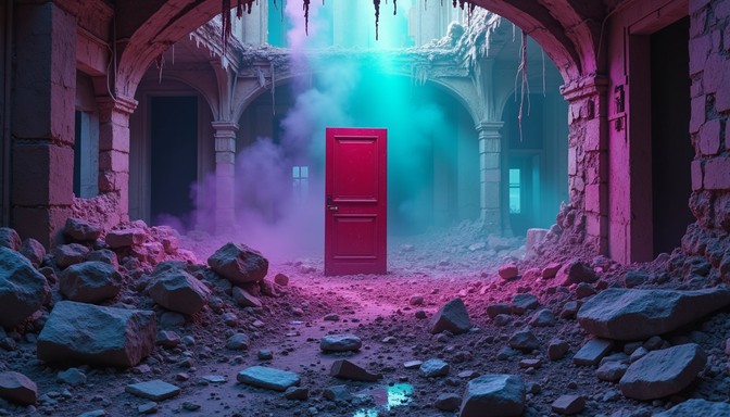 Free Surreal Chaos Portal Image - Surreal, Doorway, Ruins | Download at ...